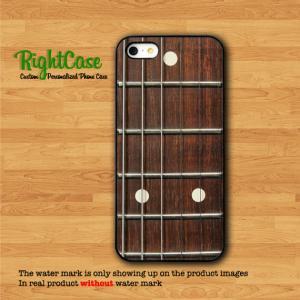 Acoustic Guitar Frets Iphone 5 Case Wood Style..