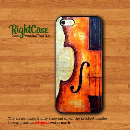 Violin Painting Case Iphone 4s Case Iphone 5s..