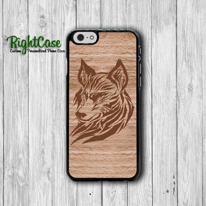 Wolf Tribal Aztec Wood Iphone 6 Cases,japanese..