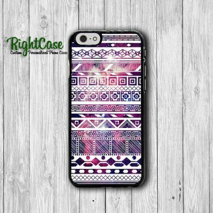 Light Galaxy White Aztec Art Iphone Cases, Purple..