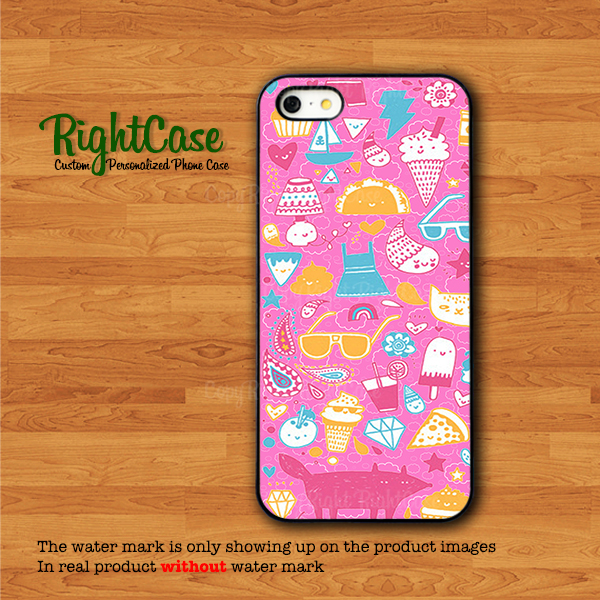 Colorful Pink Animals Case Iphone 4s Case Pretty Iphone 5s Various Sweety Iphone 6 Iphone 6 Plus Samsung Galaxy S5 S4